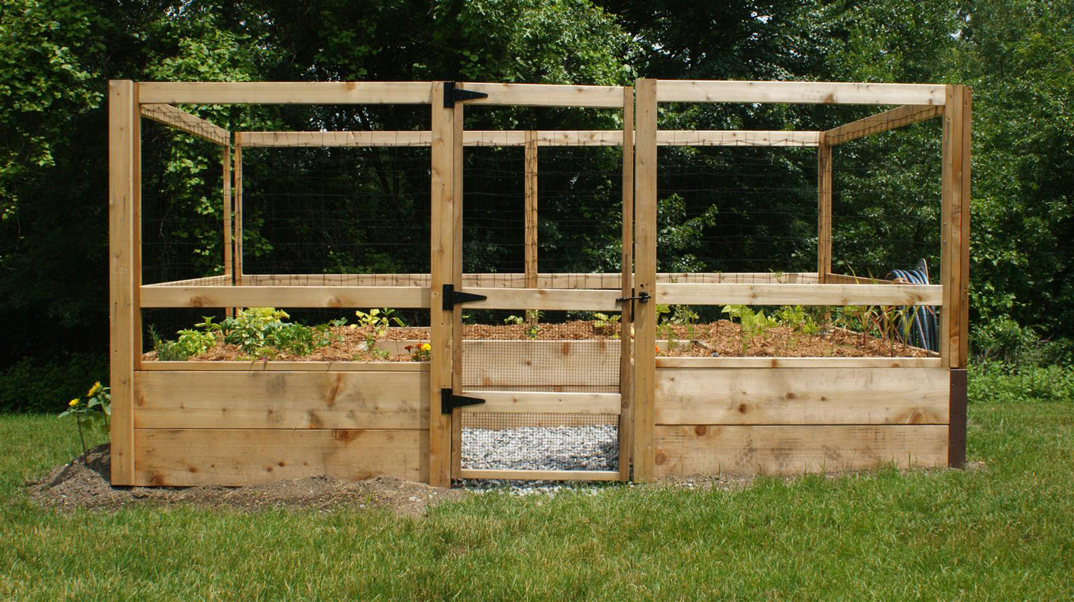8'x12′ Just-Add-Lumber Vegetable Garden Kit – Deer Proof – Gardens To Gro
